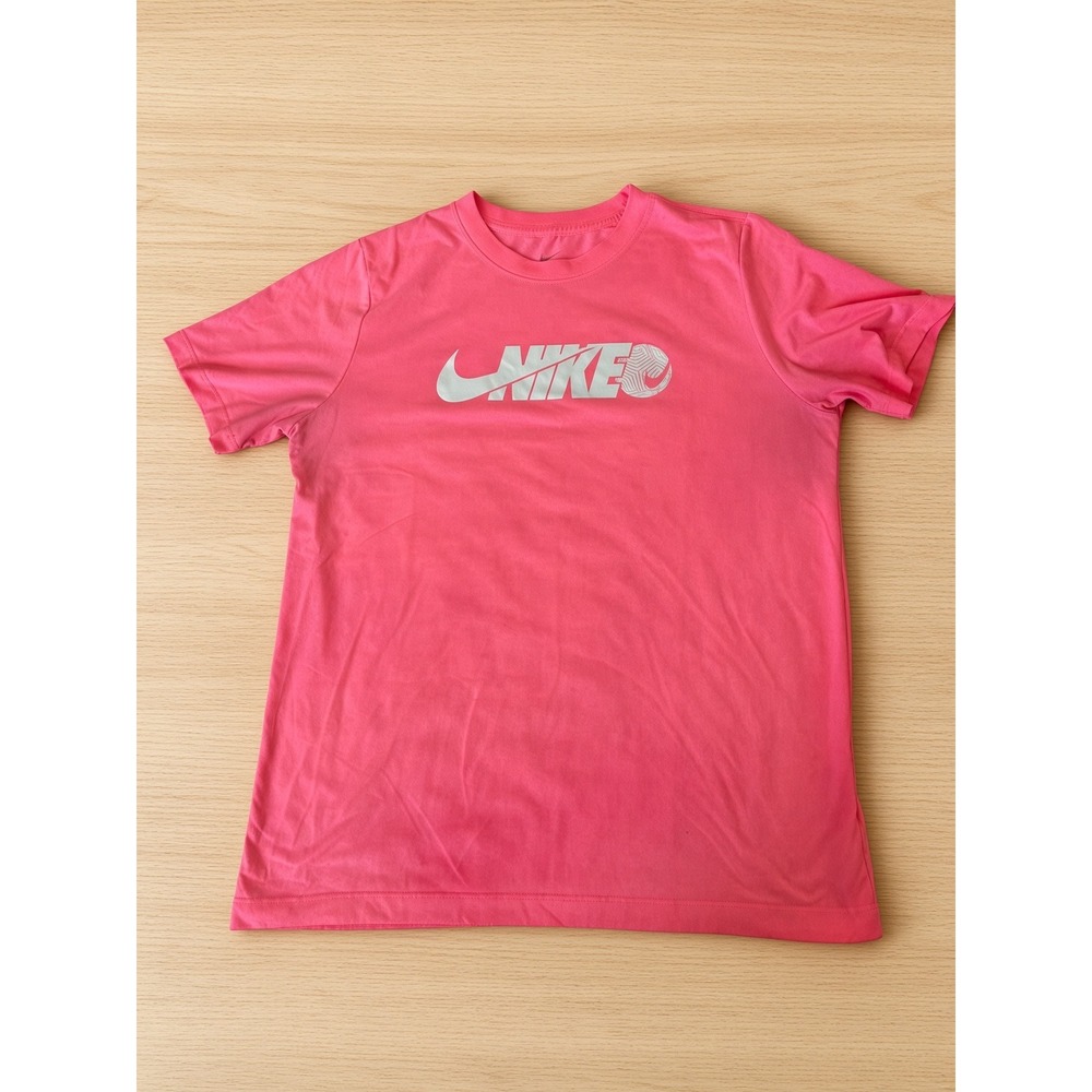 Nike Dri-FIT Womens Pink Graphic T-Shirt Short Sleeve Active Top FV5329-625 XL
